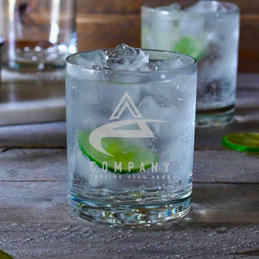 Premium Quality Custom Etched 12.25oz Whiskey Glass